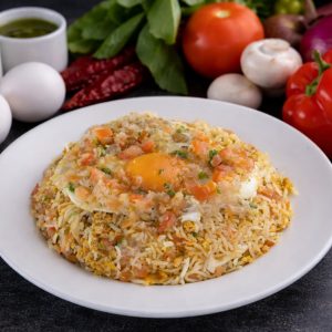 Rice Bhurji With Masala Half